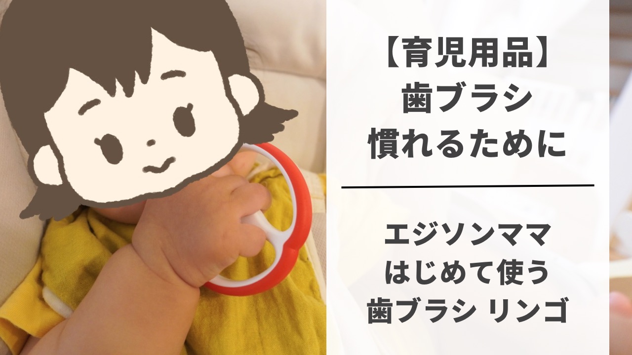 【レビュー】生後6ヶ月。初めて使う歯ブラシ！【EDISONmama】